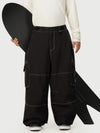 Men's Wild Soul Crew Utility Cargo Snow Pants – Heavy Stitch Baggy Fit