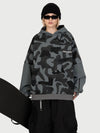 Women's Park Rider Freestyle Snow Hoodie – 2-in-1 Layered Style with Contrast Sleeves