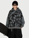 Women's Park Rider Freestyle Snow Hoodie – 2-in-1 Layered Style with Contrast Sleeves