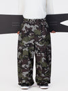 Men's Nightline Park Rider Reflective Trim Cargo Pockets Baggy Snow Pants