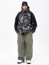 Men's Freestyle Mountain Camo Snow Suit – Bomber Jacket & Baggy Pants Set
