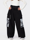 Women's Hyper Flux Urban Graffiti Freestyle Baggy Cargo Snowboard Pants - Park Rider