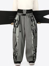 Men's Wild Motion Reflective Colorblock Extra Baggy Snow Pants