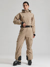 Women's Gsou Snow Alpine Luxe Slim Fit Full Body Onesie Ski Jumpsuit