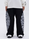 Women's All Weather Reflective Swaggy Graphic Cargo Snow Pants