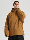 Women's Gsou Snow Durable Urban Vibe Pullover Anorak Snowboard Jacket