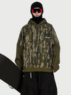 Men's Park Rider Freestyle Snow Hoodie – 2-in-1 Layered Style with Contrast Sleeves