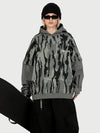 Women's Park Rider Freestyle Snow Hoodie – 2-in-1 Layered Style with Contrast Sleeves