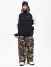 Men's Freestyle Mountain Camo Snow Suit – Bomber Jacket & Baggy Pants Set