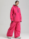 Women's Gsou Snow Durable Mountain Vibe Pullover Anorak Baggy Snow Suits