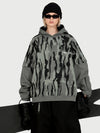 Women's Park Rider Freestyle Snow Hoodie – 2-in-1 Layered Style with Contrast Sleeves