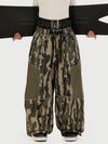 Women's Wild Motion Multi Pocket Reflective Colorblock Super Baggy Snow Pants