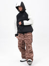 Men's Freestyle Mountain Camo Snow Suit – Bomber Jacket & Baggy Pants Set