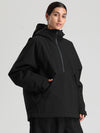 Women's Gsou Snow Durable Urban Vibe Pullover Anorak Snowboard Jacket