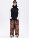 Women's Freestyle Mountain Camo Snow Suit – Bomber Jacket & Baggy Pants Set