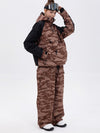 Women's Freestyle Mountain Camo Snow Suit – Bomber Jacket & Baggy Pants Set