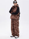Women's Freestyle Mountain Camo Snow Suit – Bomber Jacket & Baggy Pants Set