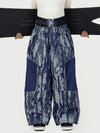 Women's Wild Motion Multi Pocket Reflective Colorblock Super Baggy Snow Pants