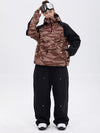 Women's Freestyle Mountain Camo Snow Suit – Bomber Jacket & Baggy Pants Set