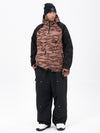 Men's Freestyle Mountain Camo Snow Suit – Bomber Jacket & Baggy Pants Set