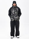 Men's Freestyle Mountain Camo Snow Suit – Bomber Jacket & Baggy Pants Set