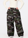 Women's Nightline Park Rider Reflective Trim Cargo Pockets Baggy Snow Pants