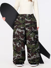 Women's Nightline Park Rider Reflective Trim Cargo Pockets Baggy Snow Pants