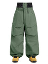 Men's Gsou Snow Urban Slope KneeFlex Cargo Pockets Baggy Snow Pants