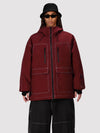 Men's UrbanCraft Street Utility Freestyle Snow Jacket – Reflective Hood & Workwear Design