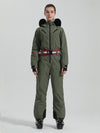 Women's Gsou Snow Padded Belt Ski Suit