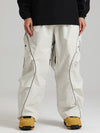 Women's Gsou Snow Luminous Edge Reflective Cargo Baggy Snow Pants