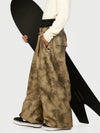 Men's Urban Vibe Workwear-Inspired Rivet-Trim Wide Fit OG Baggy Snow Pants