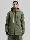 Women's Gsou Snow Durable Mountain Pro Winter Function Cargo Snow Jacket
