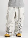 Men's Gsou Snow Furious Spark Reflective Fire Cargo Snow Pants