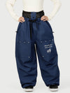 Women's Camden Punk Rivet Street Utility Cargo Snow Pants – Baggy Freestyle Fit