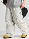 Men's Gsou Snow Luminous Edge Reflective Cargo Baggy Snow Pants