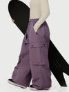 Women's Wild Motion Reflective Cargo Pockets Extra Baggy Snow Pants
