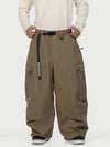 Men's Wild Motion Reflective Cargo Pockets Extra Baggy Snow Pants