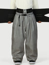 Men's Urban Vibe Workwear-Inspired Rivet-Trim Wide Fit OG Baggy Snow Pants