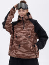 Women's Mountain Freestyle Cargo Pocket Bomber Camo Snowboard Jacket