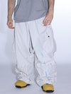 Men's Gsou Snow Furious Spark Reflective Fire Cargo Snow Pants