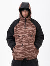 Men's Mountain Freestyle Cargo Pocket Bomber Camo Snowboard Jacket