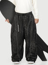Men's Wild Motion Reflective Cargo Pockets Extra Baggy Snow Pants