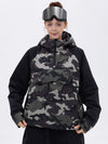 Women's Mountain Freestyle Cargo Pocket Bomber Camo Snowboard Jacket