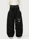 Women's Camden Punk Rivet Street Utility Cargo Snow Pants – Baggy Freestyle Fit