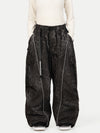 Women's Wild Motion Reflective Cargo Pockets Extra Baggy Snow Pants