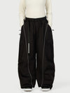 Women's Wild Motion Extra Baggy Snow Pants Reflective Cargo Pocket Ski & Snowboard Pants