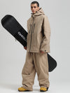 Men's Gsou Snow Durable Mountain Pro Insulated Wind Armor Snow Suits