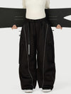 Women's Wild Motion Reflective Cargo Pockets Extra Baggy Snow Pants