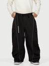 Men's Wild Motion Reflective Cargo Pockets Extra Baggy Snow Pants